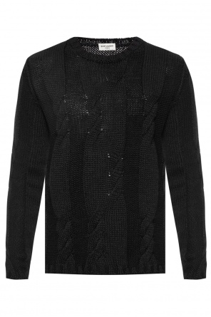 Pleciony sweter, zdjęcie 1 Pleciony sweter od Saint Laurent